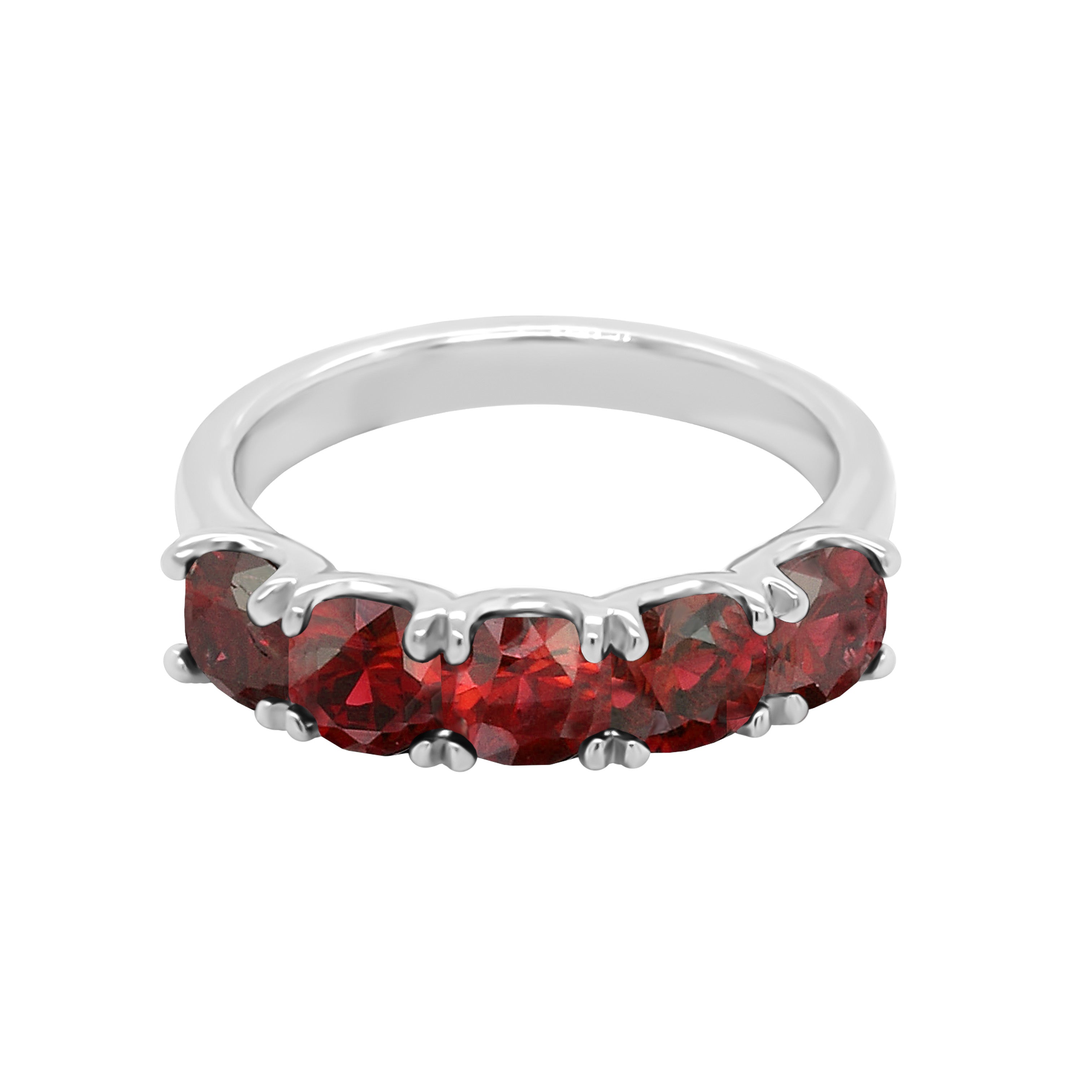 Cushion 4x4MM Gemstone Ring in 14K Gold