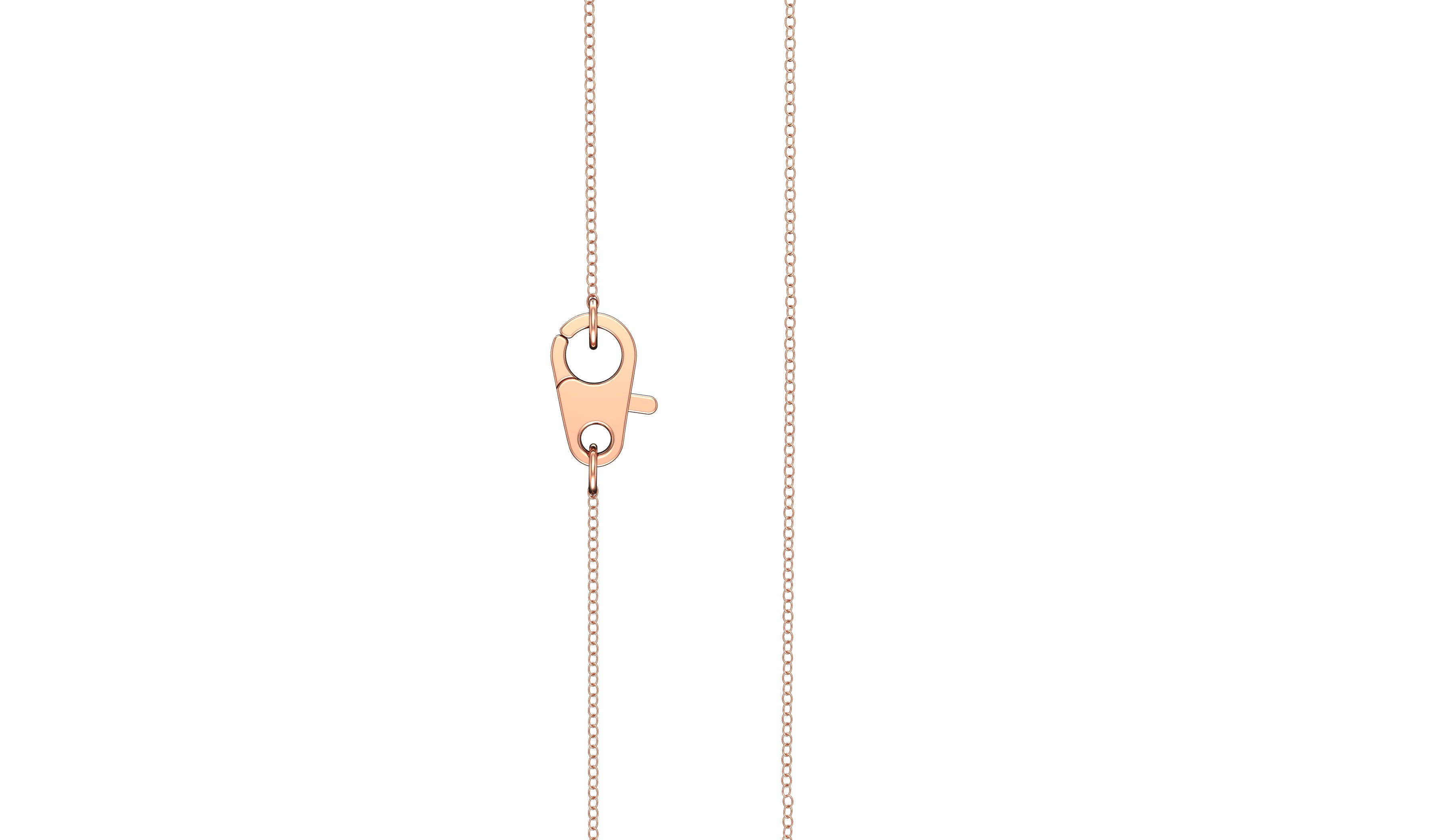 6MM Gemstone & 0.06Ct White Diamond Accent Necklace, 16"-18" in 14K Gold