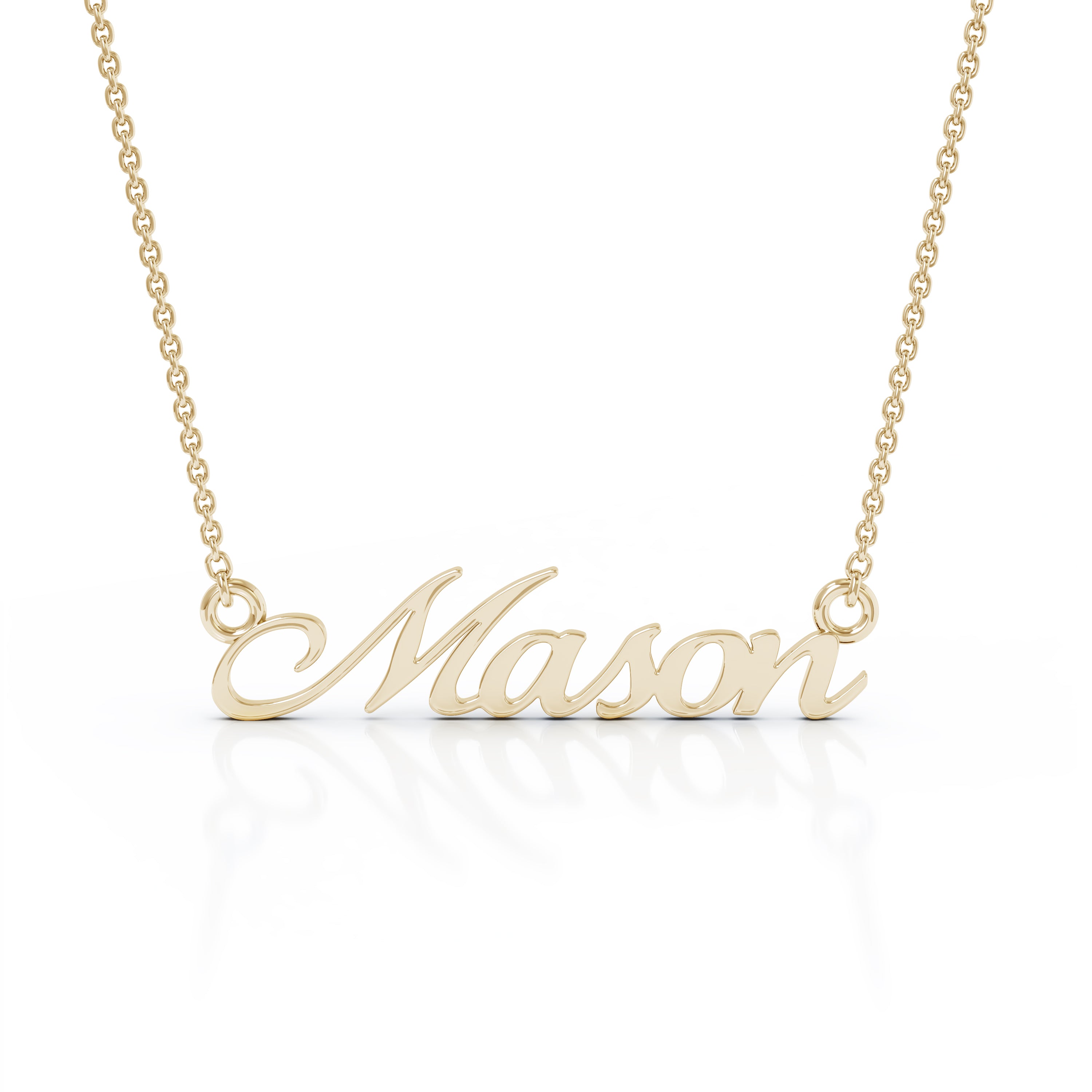 Personalized Name Necklace in 14K Gold