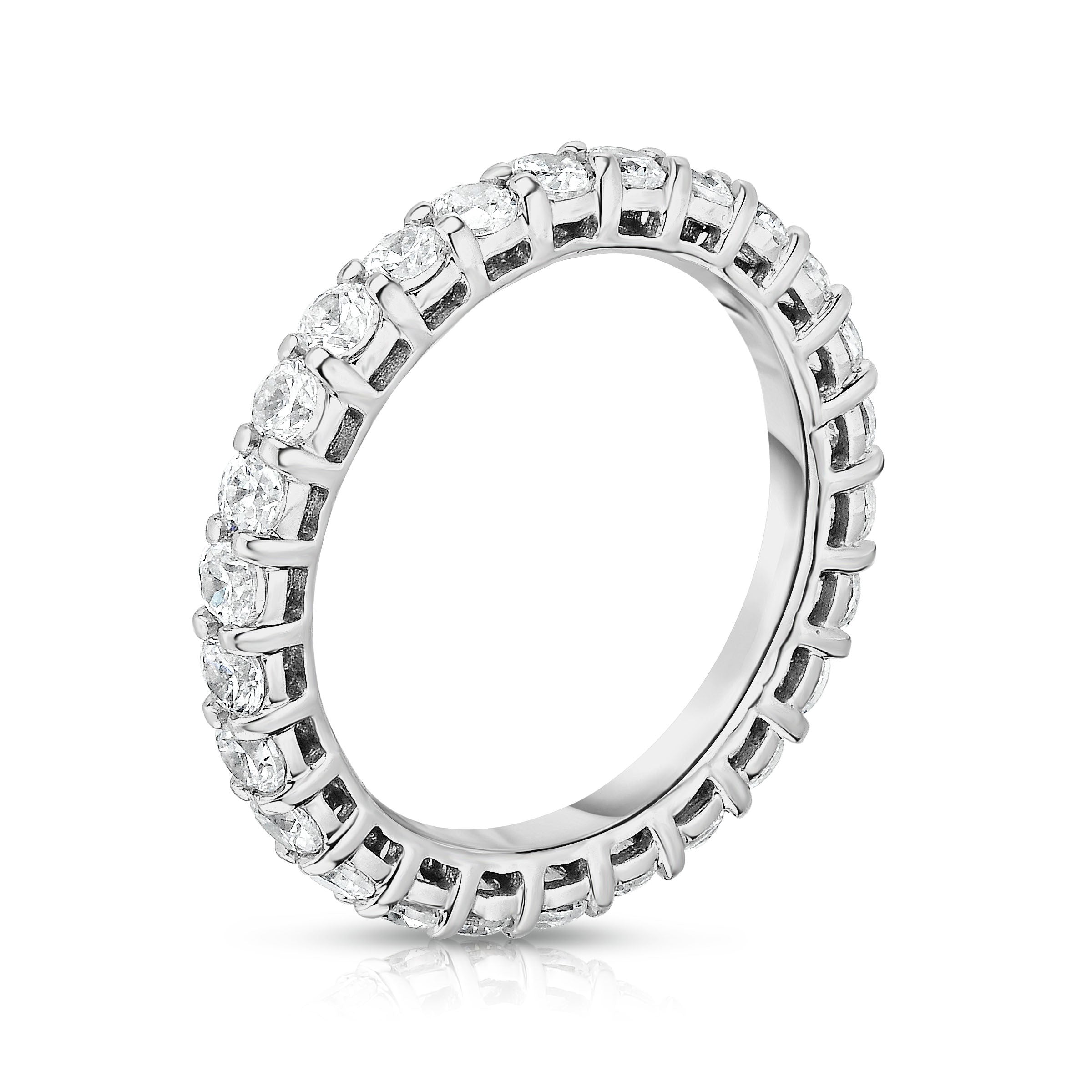 1.30-1.50Ct Diamond Eternity Ring in 14K White Gold