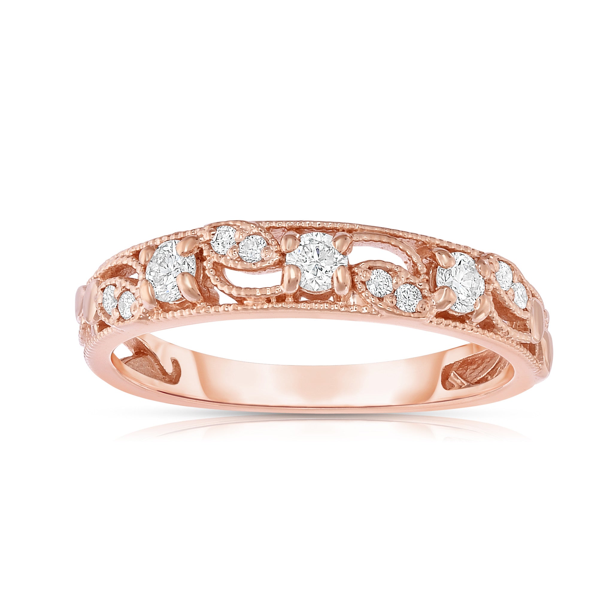 0.25Ct Diamond Stackable Ring in 14K Gold