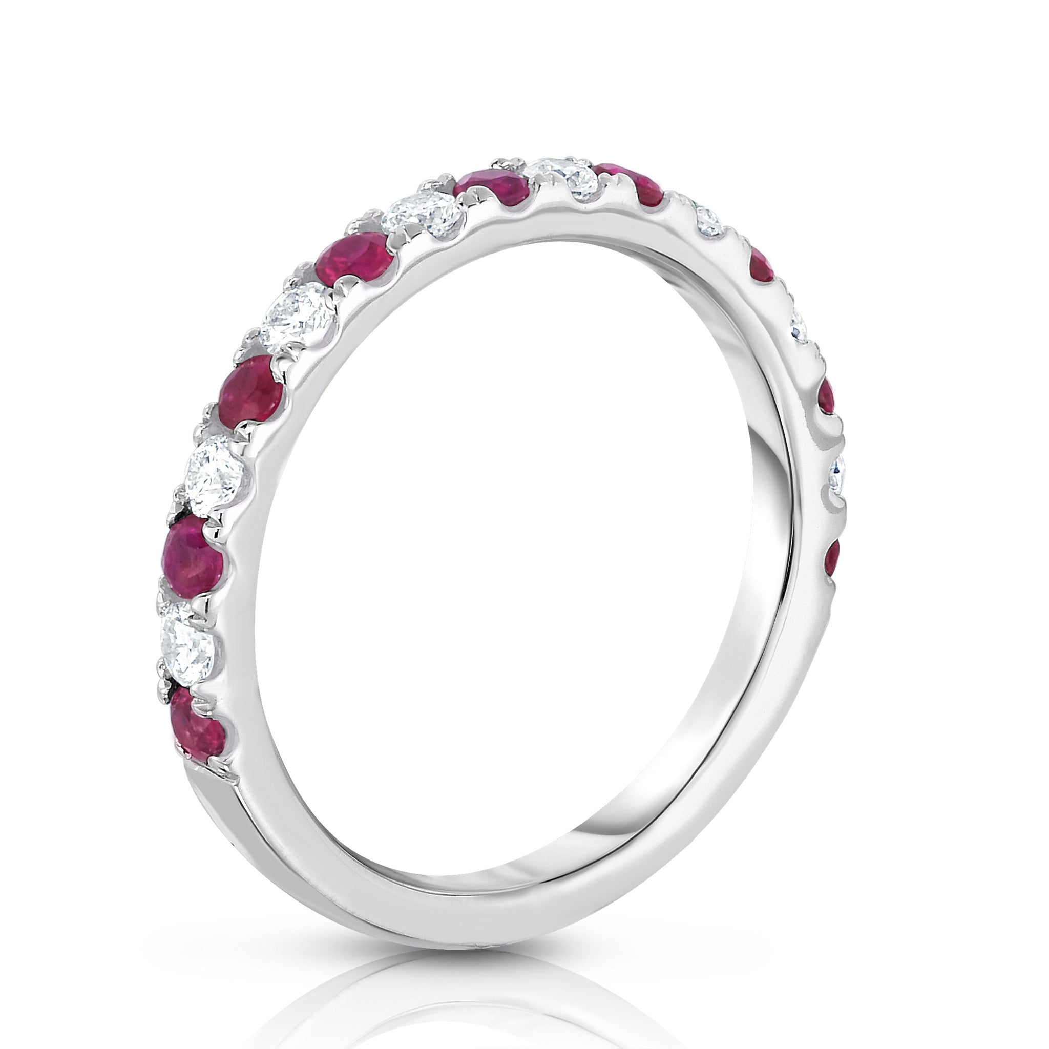 Ruby & 0.30Ct Diamond Ring in 14K Gold