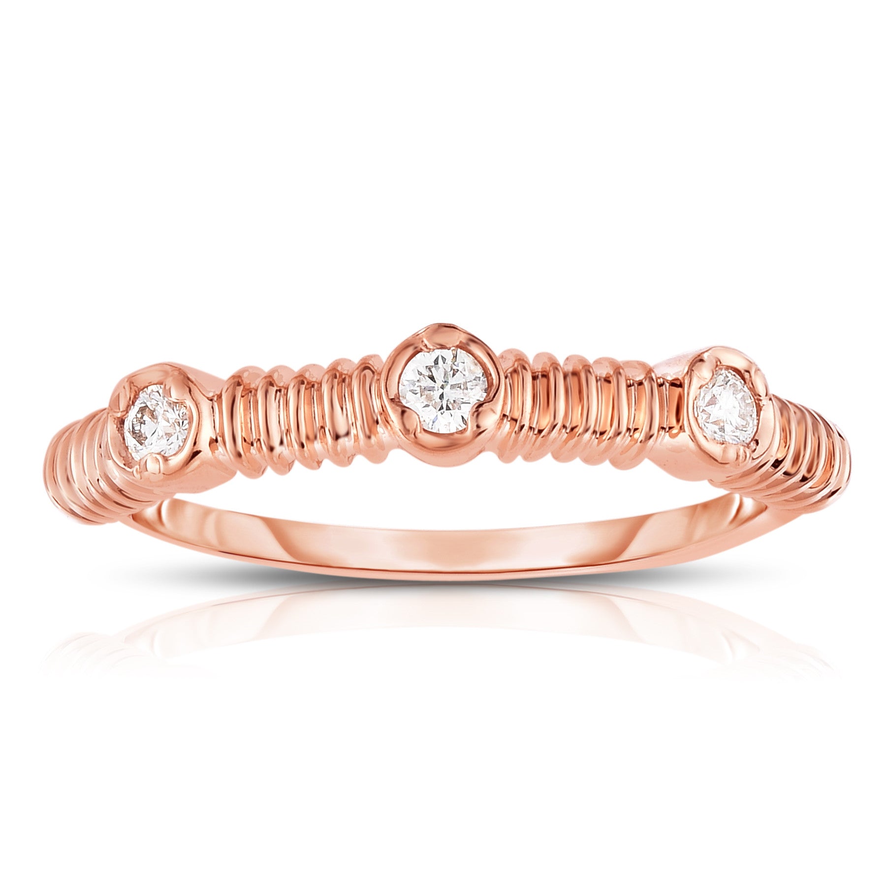 0.36Ct Diamond Stackable Ring Set in 14K Gold