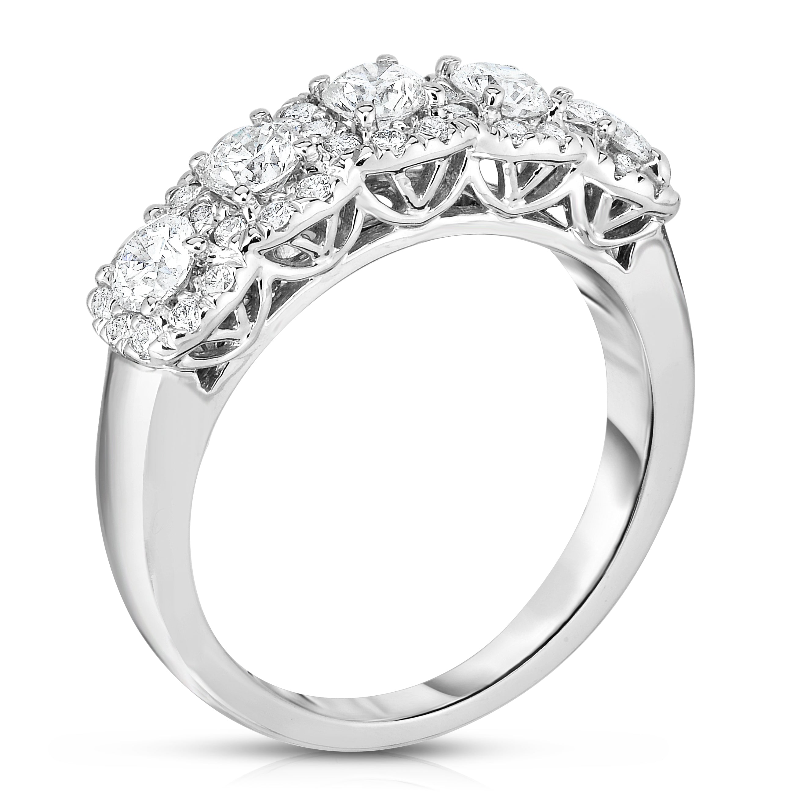 1.15Ct Diamond Wedding Ring in 14K Gold