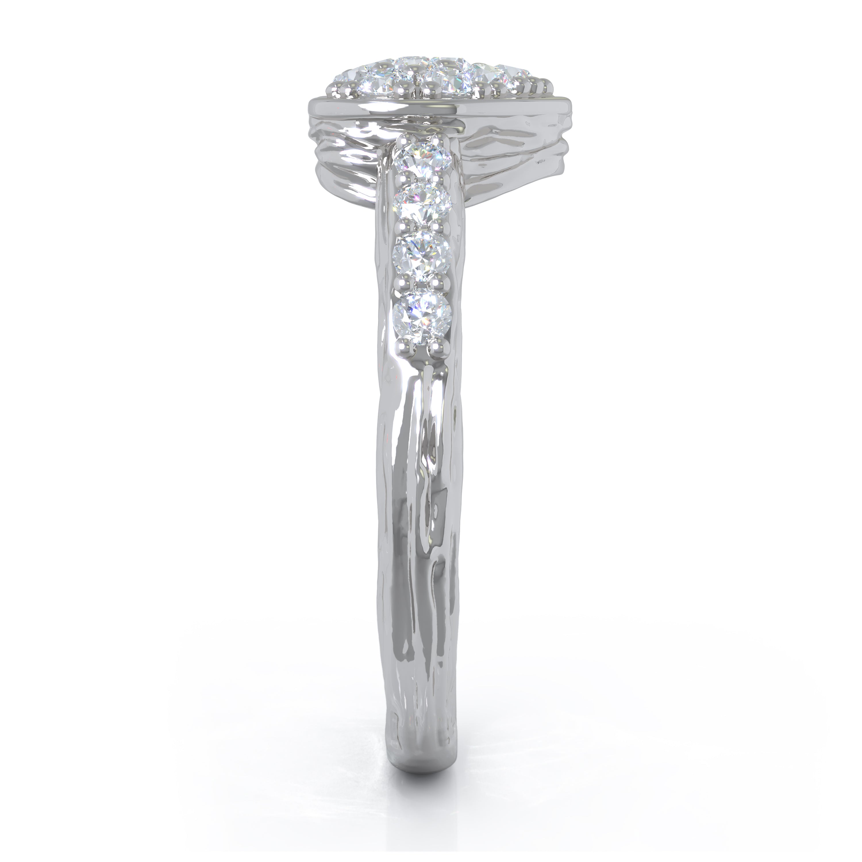 0.40Ct Diamond Heart Ring in 14K Gold