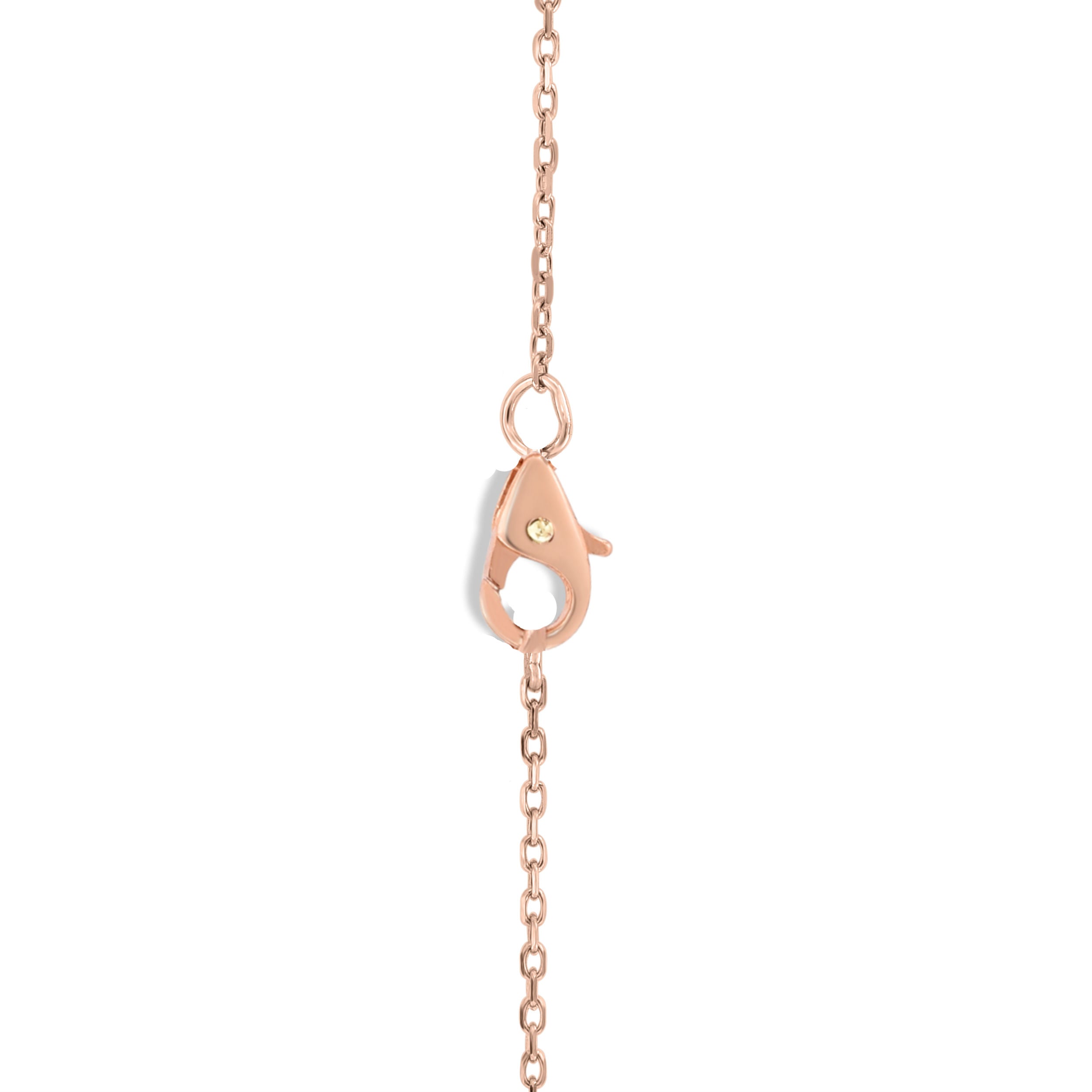 0.68Ct Diamond Cross Pendant With 18" Gold Chain in 14K Gold