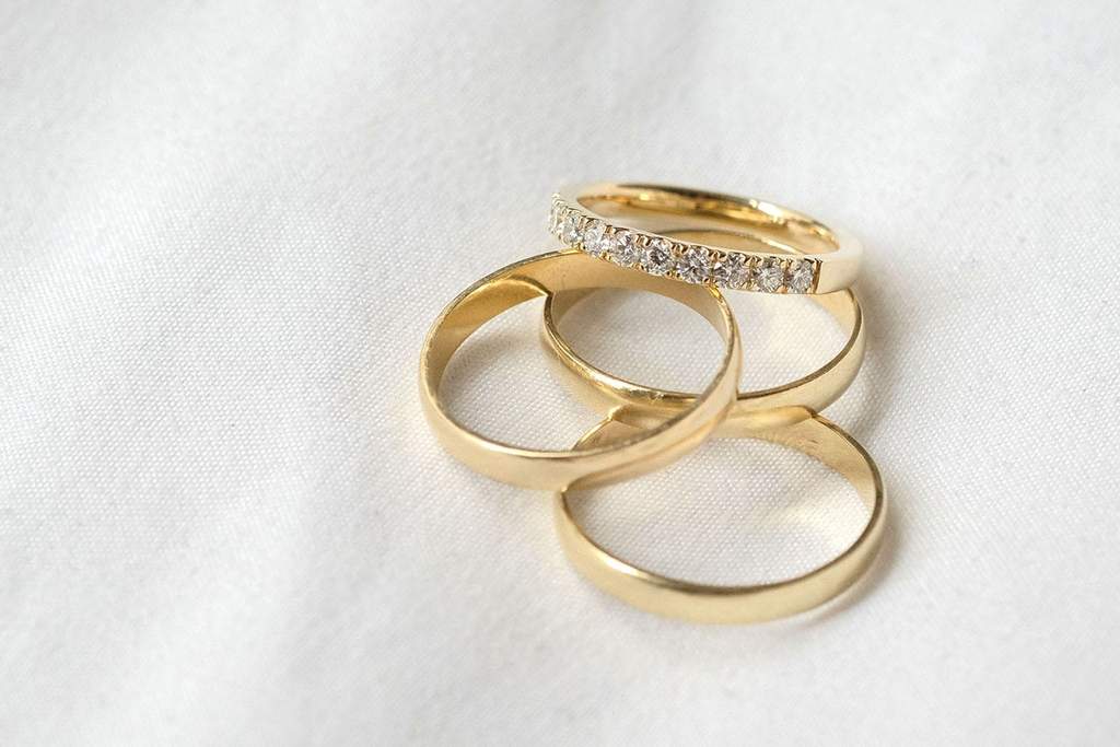 14 Karat Gold Ring Pure 14K Gold Wedding Band Real 14K Gold Half Round Ring  4x1mm Mens Gold Wedding Band Womens Gold Wedding Ring - Etsy