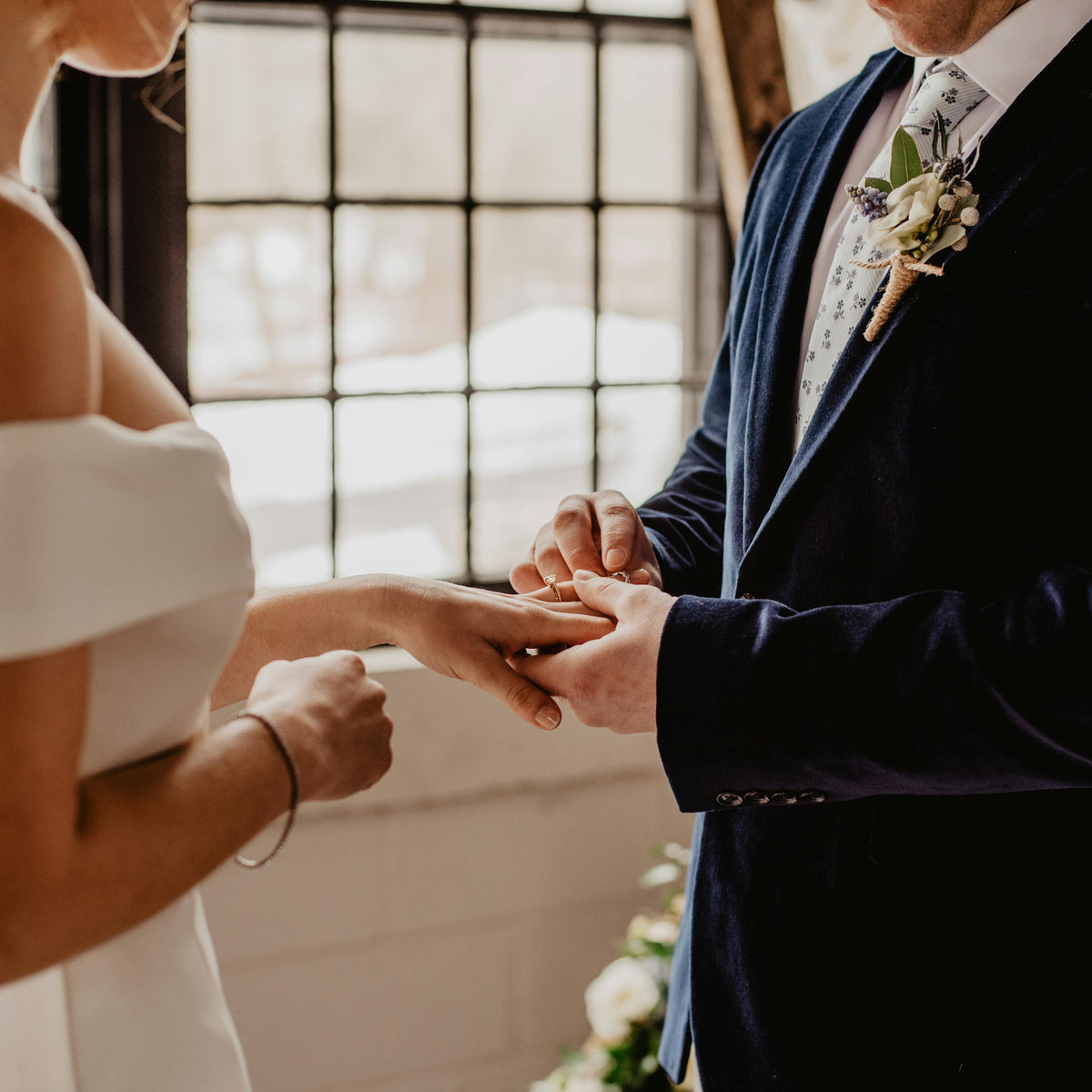 sachin and babi light blue dress Do You Wear Your Engagement Ring on Your Wedding Day