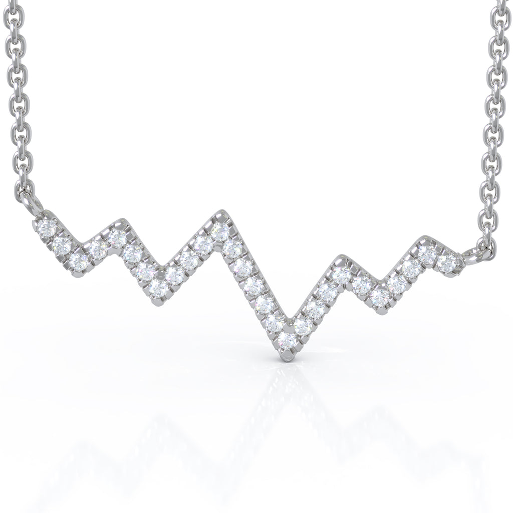 Heart & Heartbeat Necklace – Crawford Jewelers