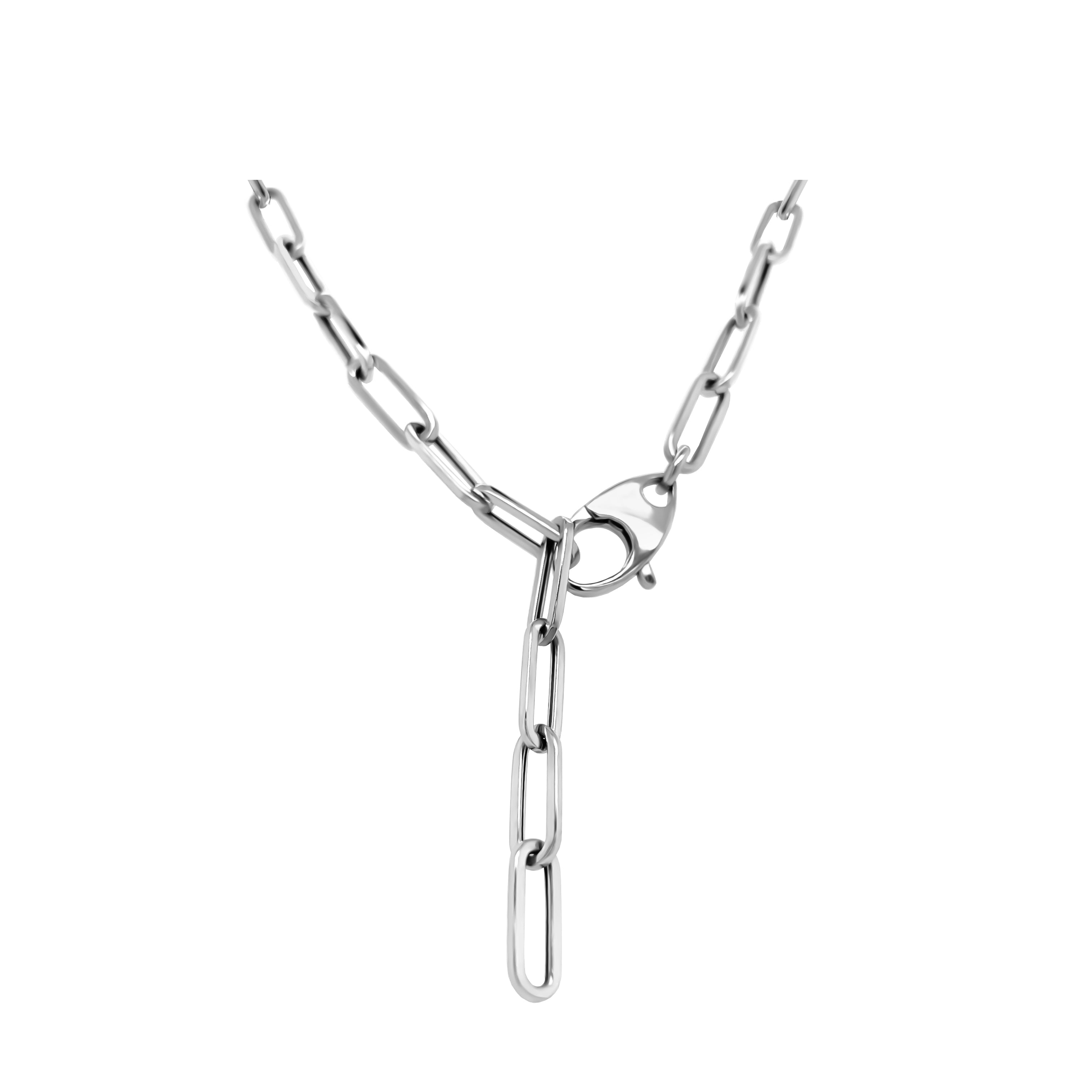 6.0MM Link Paperclip Link Chain Necklace, 20" in 14K Gold