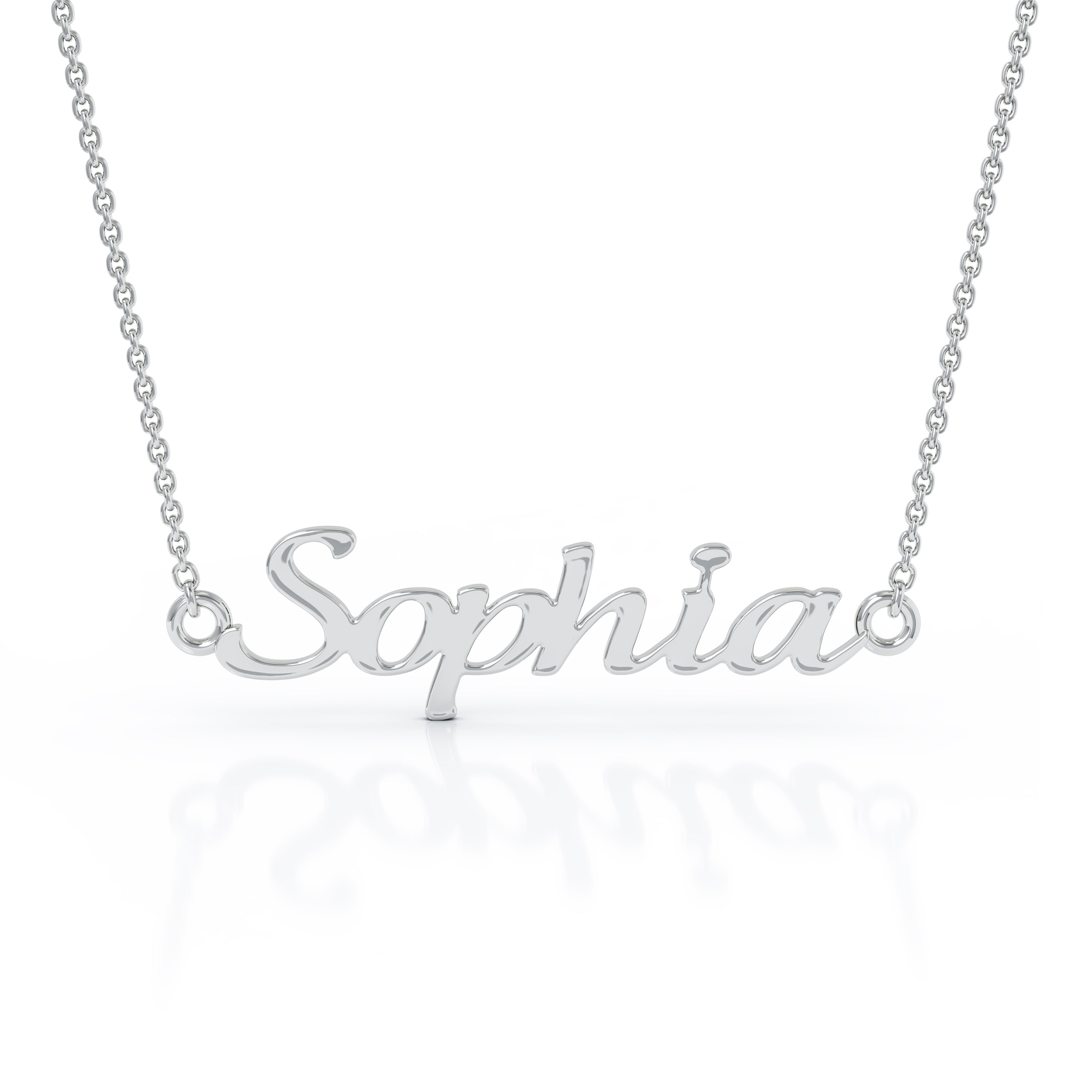 Personalized Name Necklace in 14K Gold