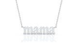 14K Gold "Mama" Necklace, 17"-18"