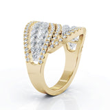 14K Gold Diamond (1.00 Ct, G-H Color, SI2-I1 Clarity) Two-Tone Ring