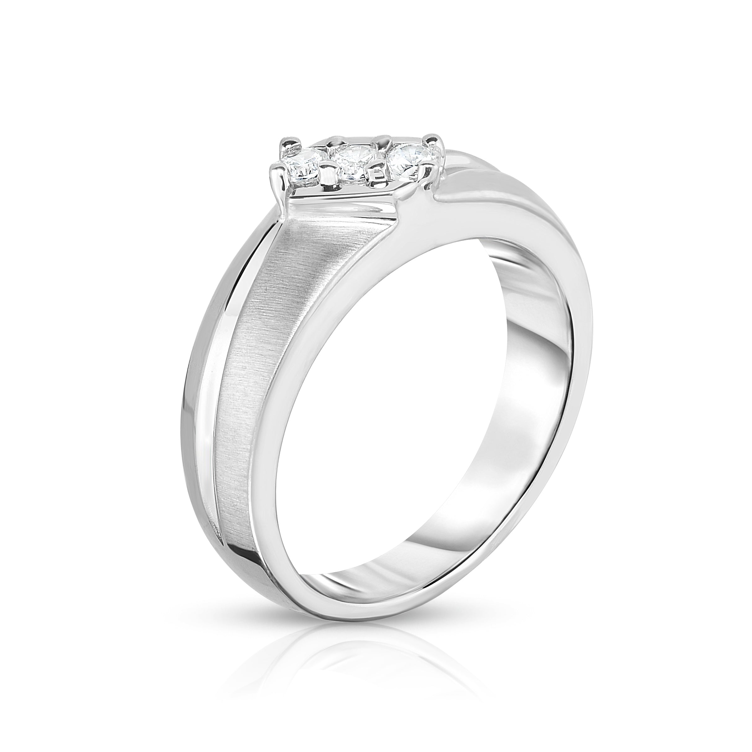 0.45Ct Diamond His & Hers Matching Bridal Ring Set in 14K Gold
