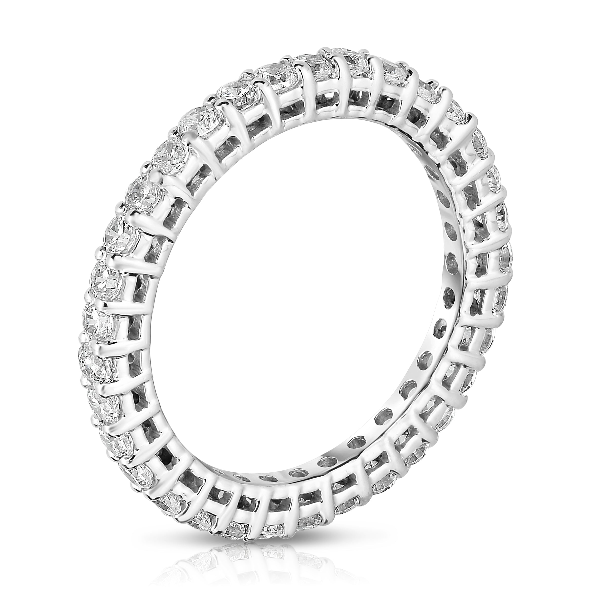 0.90-1.00Ct Diamond Eternity Band in 14K White Gold