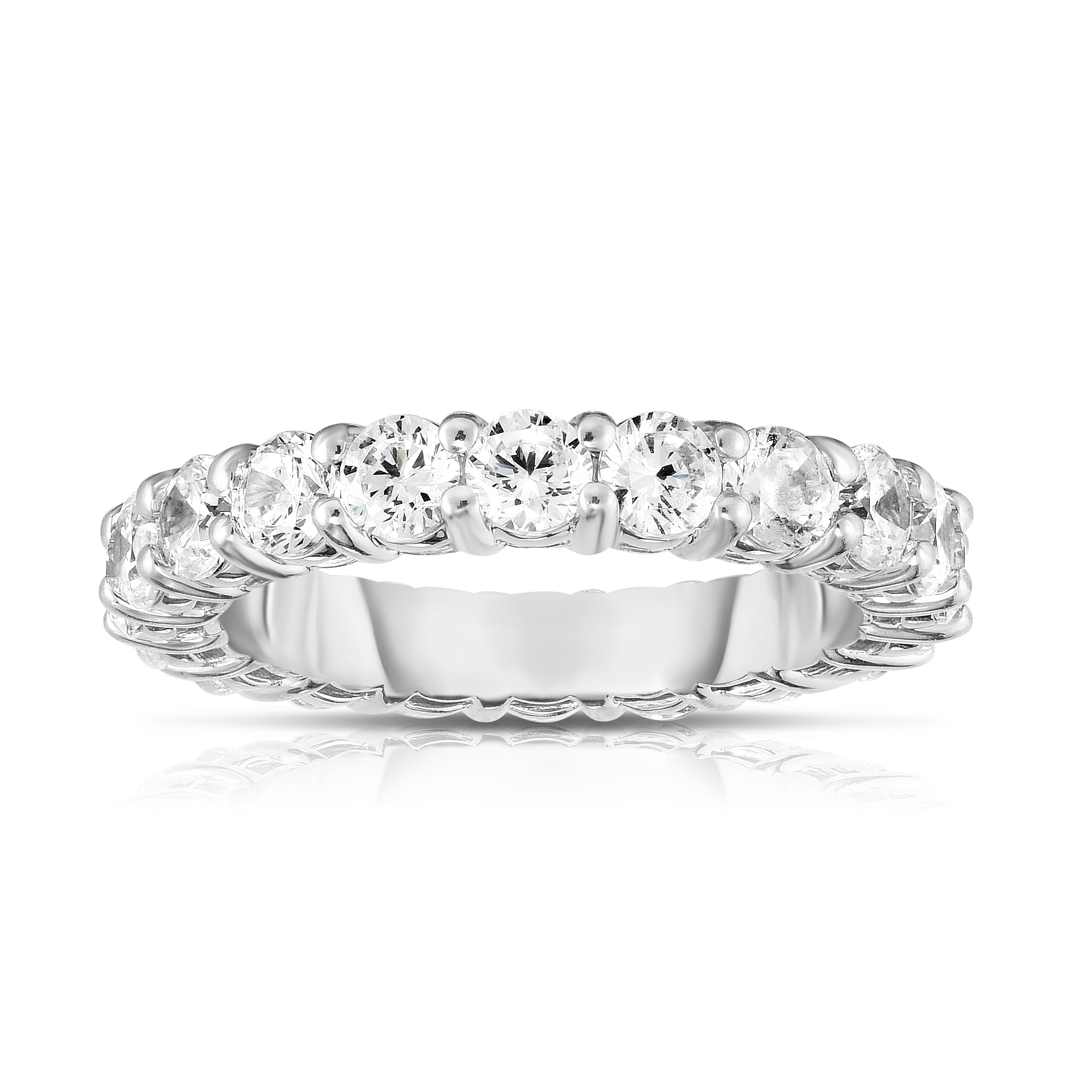 3.00-3.30Ct Diamond Eternity Ring in 14K White Gold