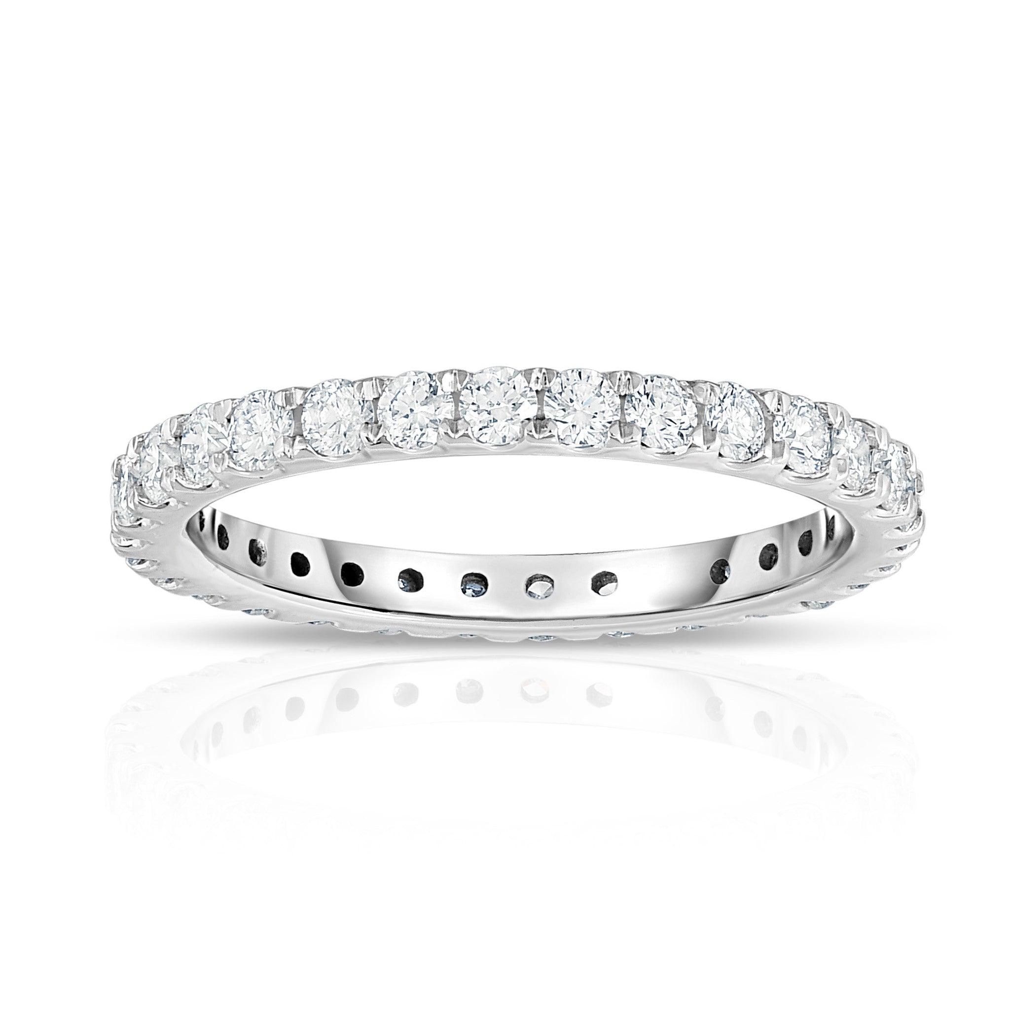 0.80-1.00Ct Diamond Eternity Ring in 14K White Gold