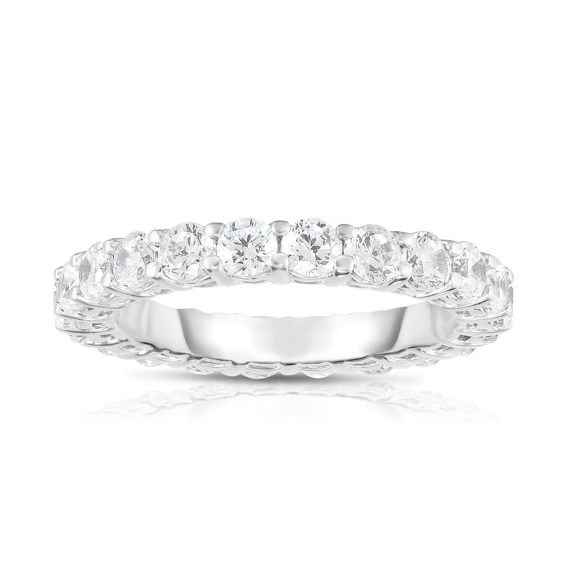 2.00-2.40Ct Diamond Eternity Band in 14K White Gold