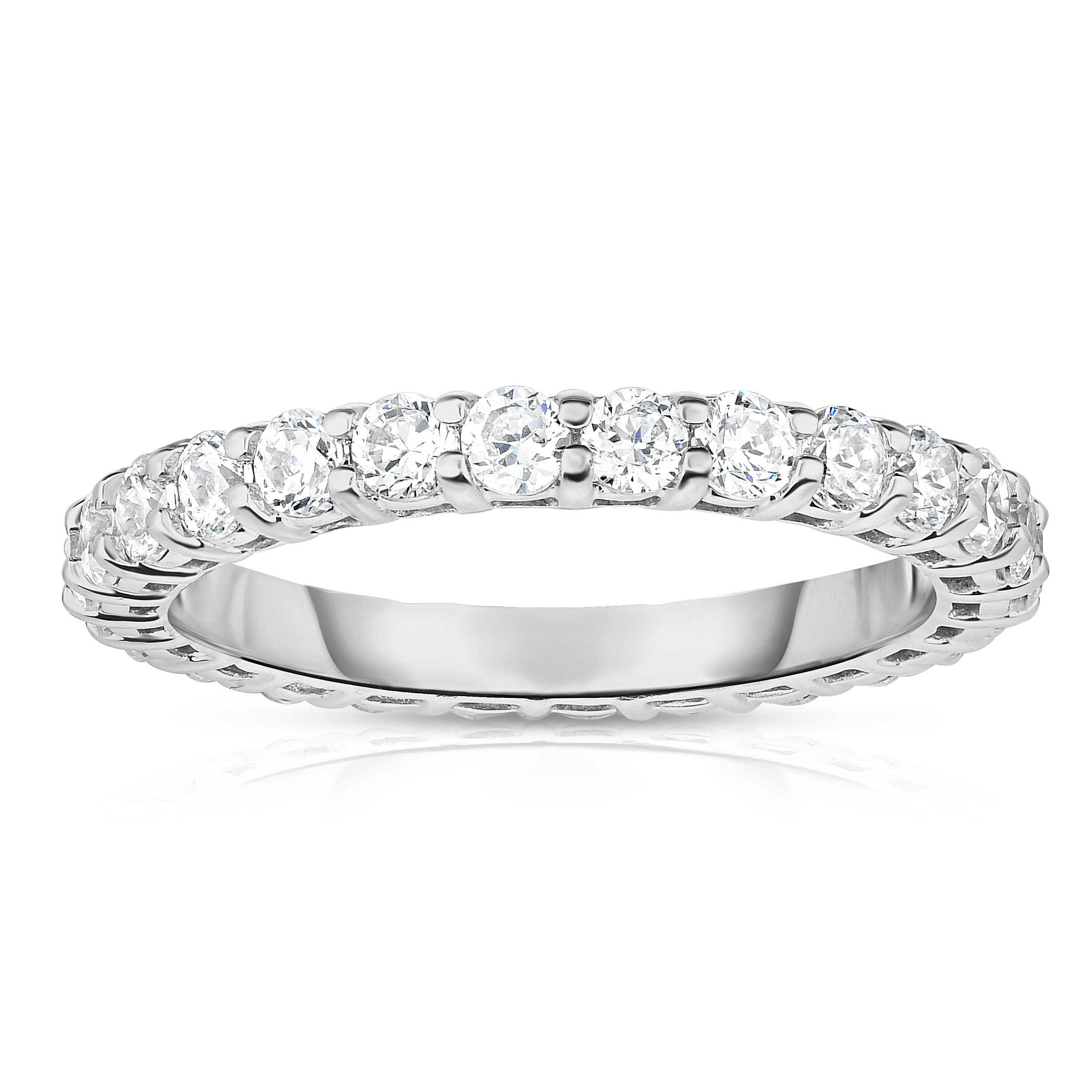 1.30-1.50Ct Diamond Eternity Ring in 14K White Gold