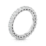 14K White Gold Diamond (1.30-1.50 Ct, G-H Color, SI2-I1 Clarity) Eternity Ring