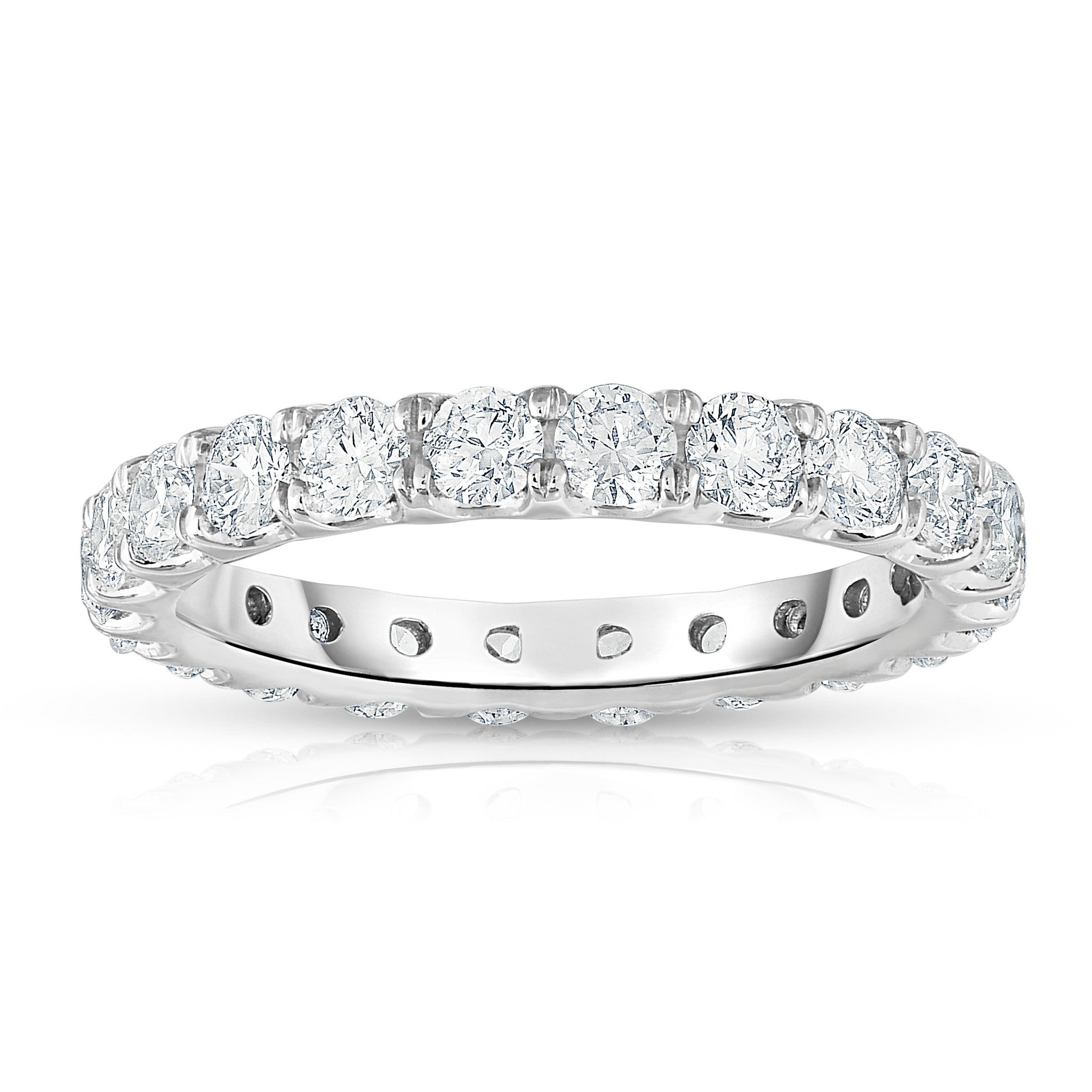 1.90-2.25 Ct Diamond Eternity Band in 14K White Gold