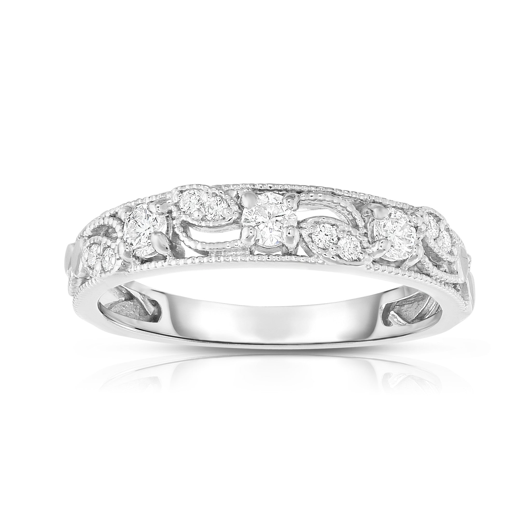 0.25Ct Diamond Stackable Ring in 14K Gold