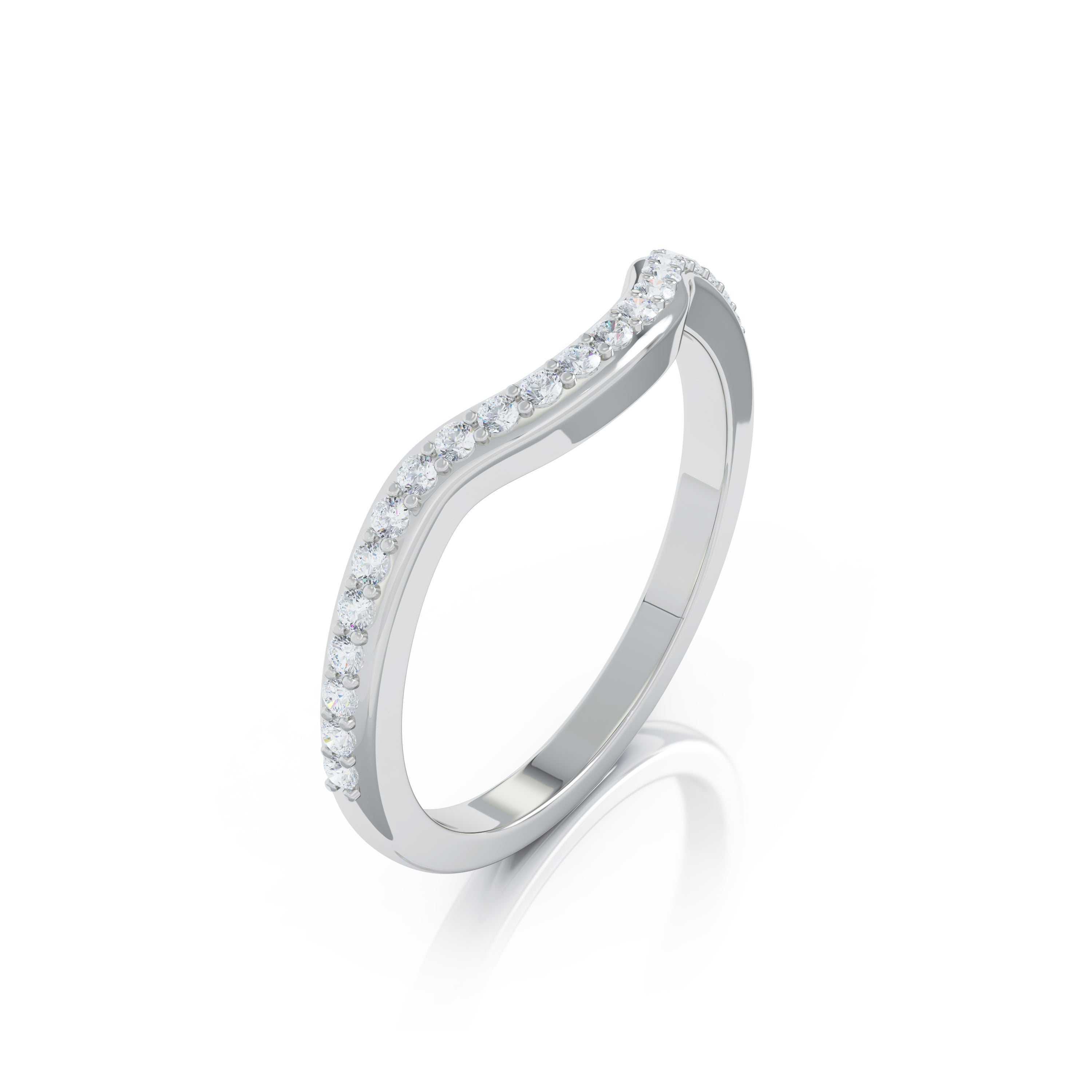 11MM Citrine & Diamond Wedding Set in 14K Gold