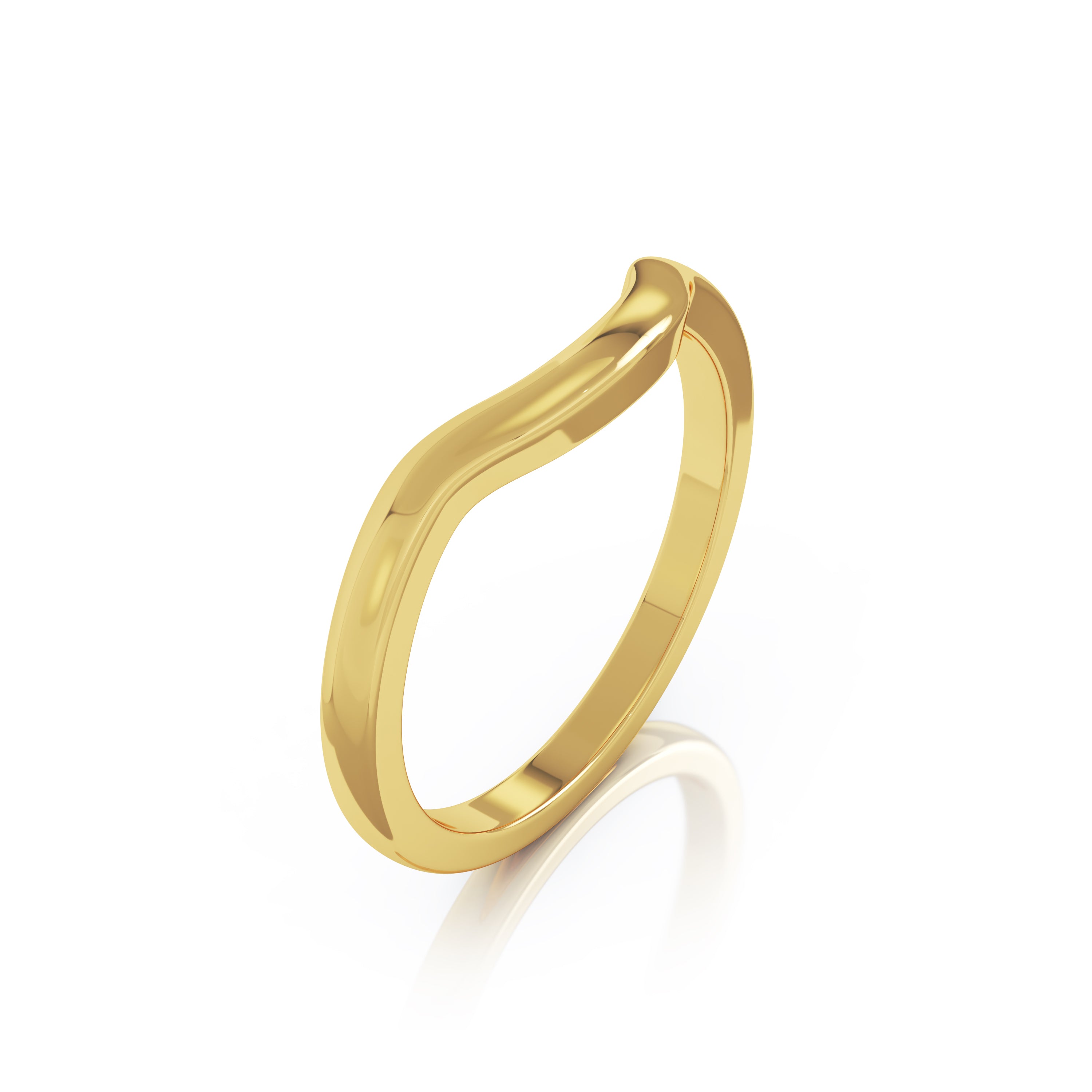 11MM Citrine & Diamond Wedding Set in 14K Gold