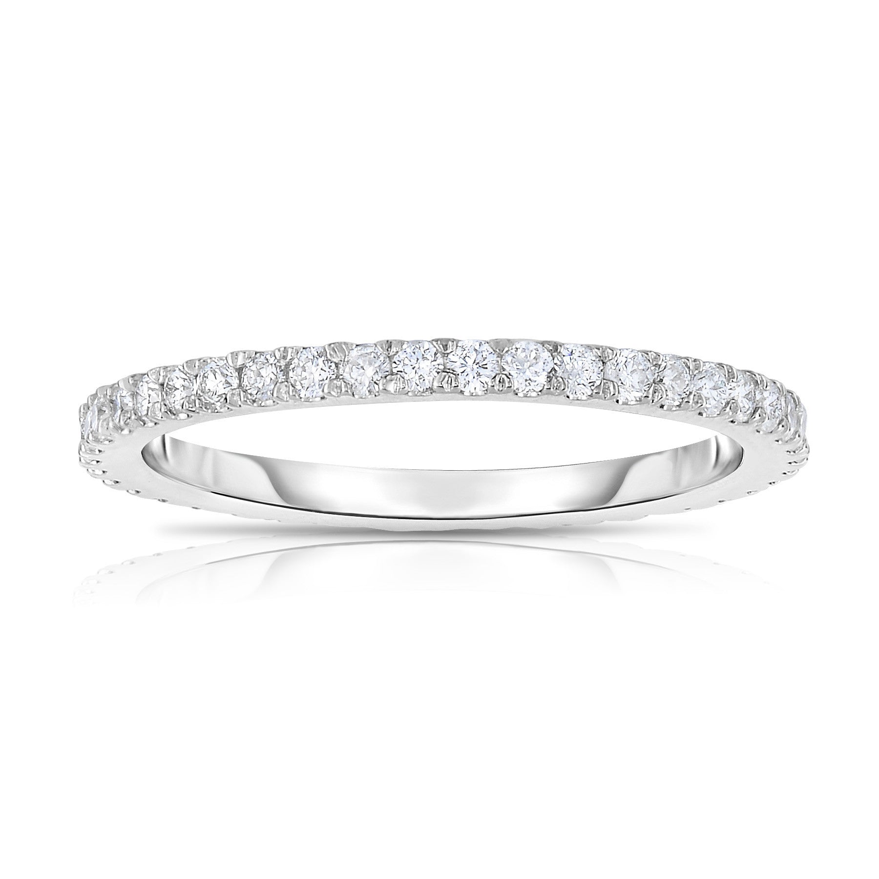 0.40Ct Diamond Eternity Ring in 14K White Gold