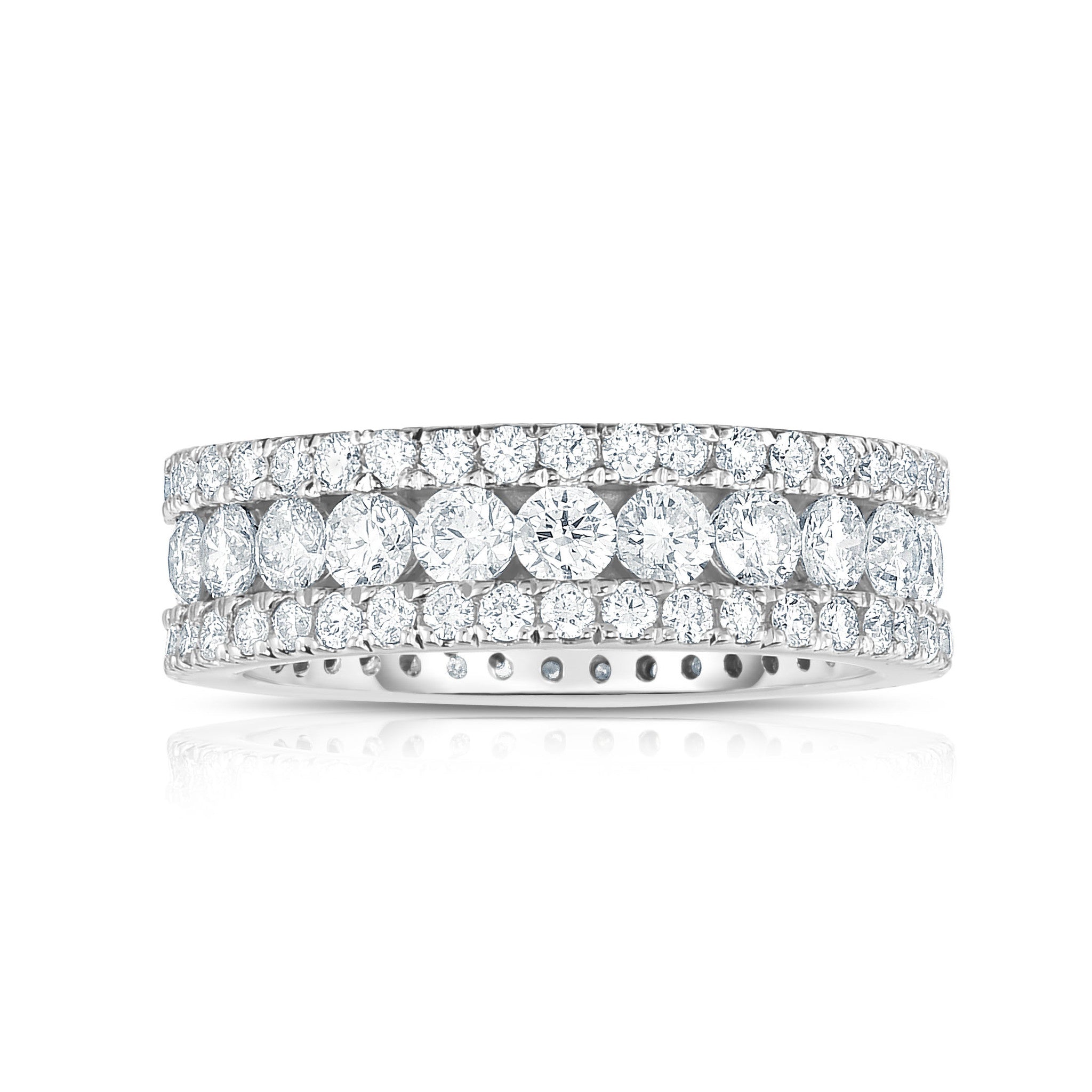 2.65Ct Diamond Ring in 14K White Gold