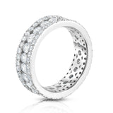 14K White Gold Diamond (2.65 Ct, G-H Color, SI2-I1 Clarity) Ring