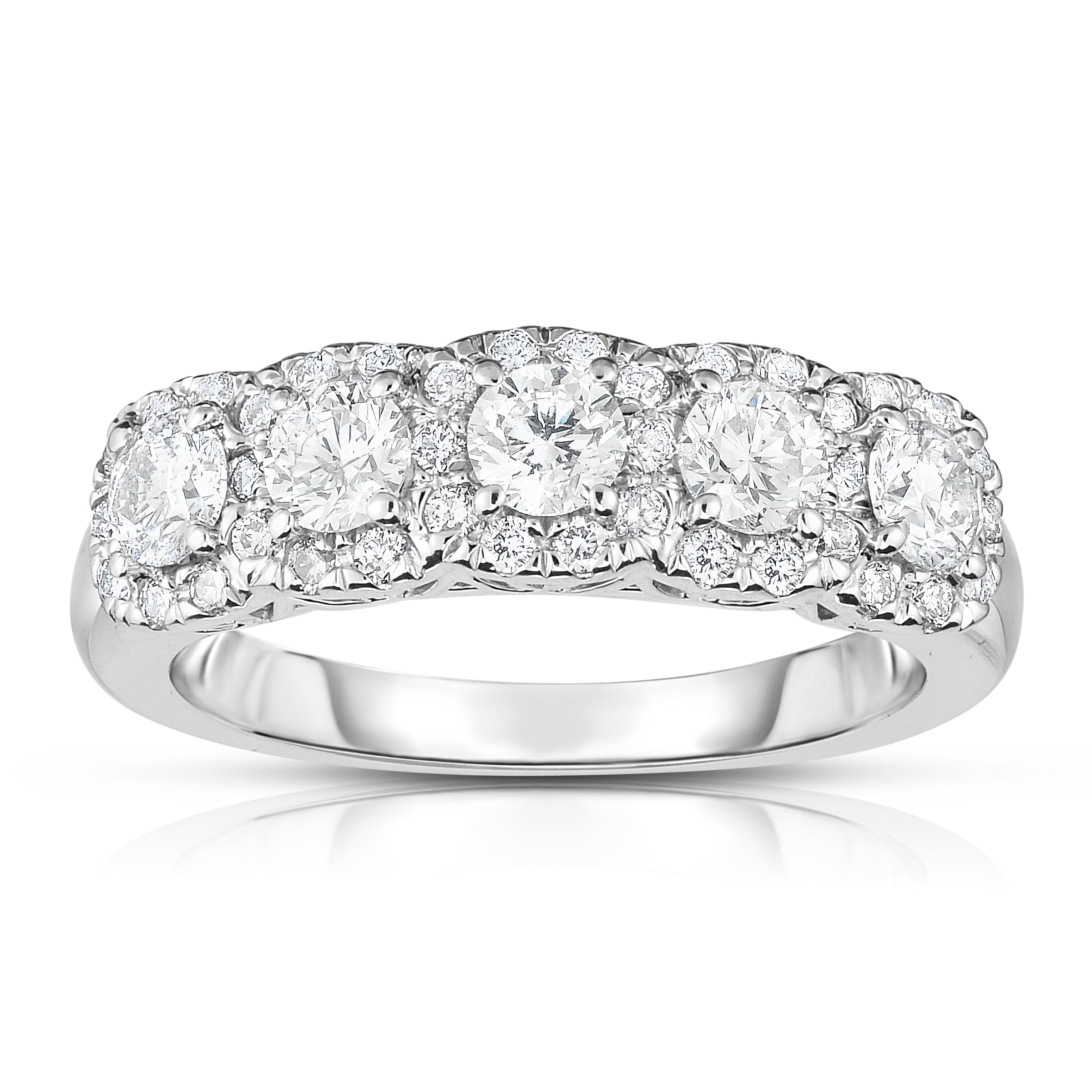 1.15Ct Diamond Wedding Ring in 14K Gold