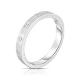 14K White Gold Diamond (0.15 Ct, G-H Color, SI2-I1 Clarity) Ring