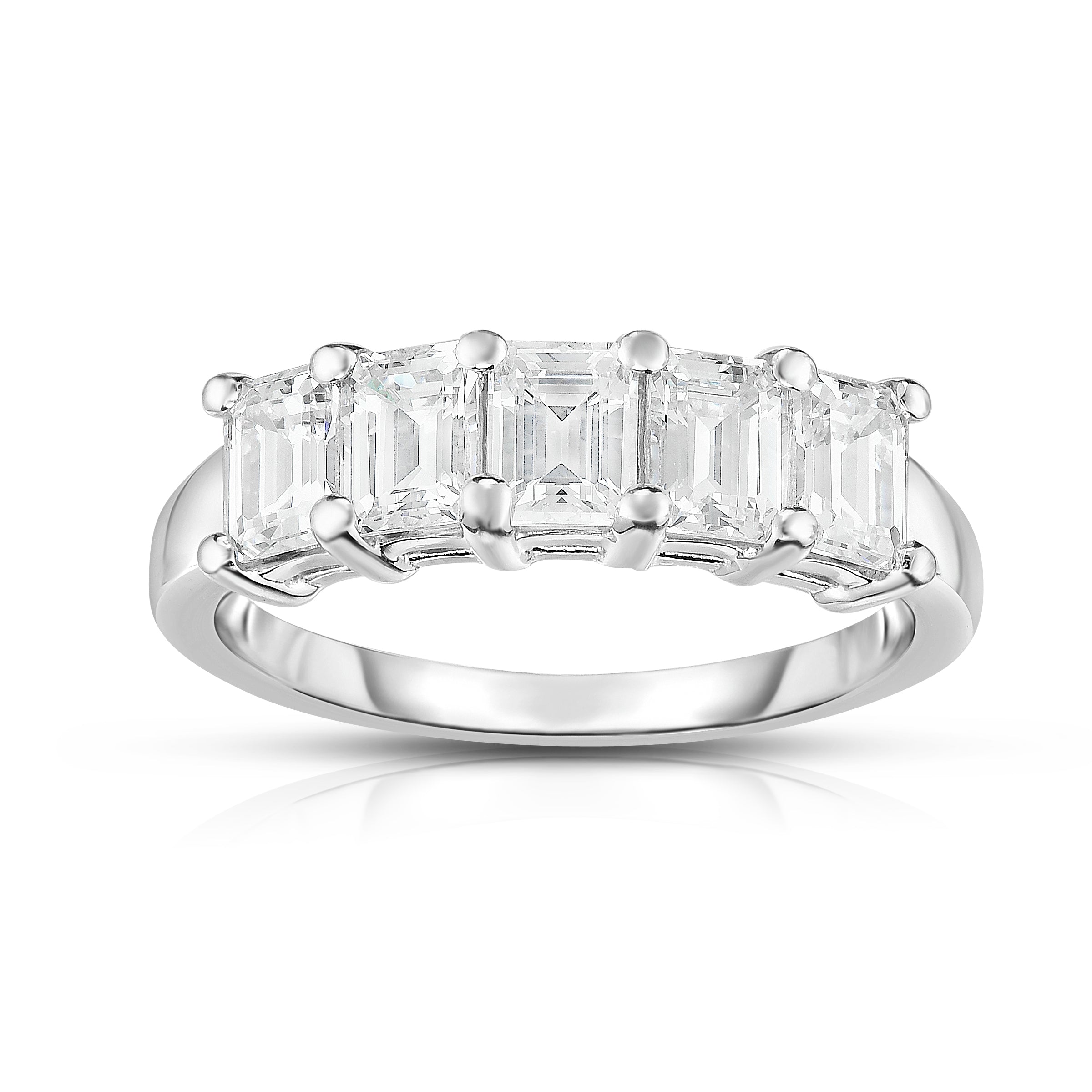 5-Stone Emerald Cut 1.60Ct Diamond Ring