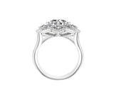 14K White Gold Diamond (2.40 Ct, G-H Color, SI2-I1 Clarity) Engagement Ring