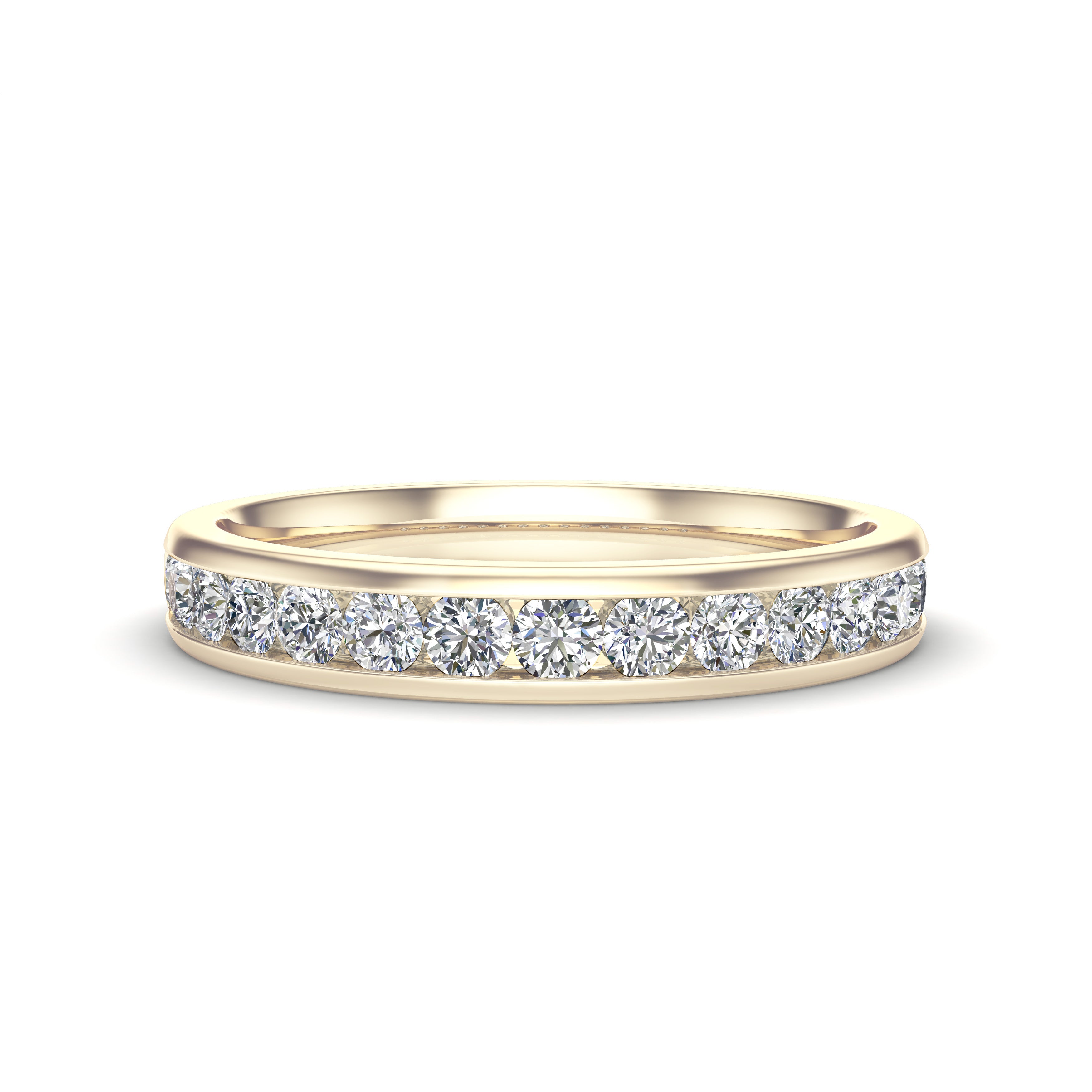 0.45Ct Diamond Channel Set Wedding Band in 14K Gold