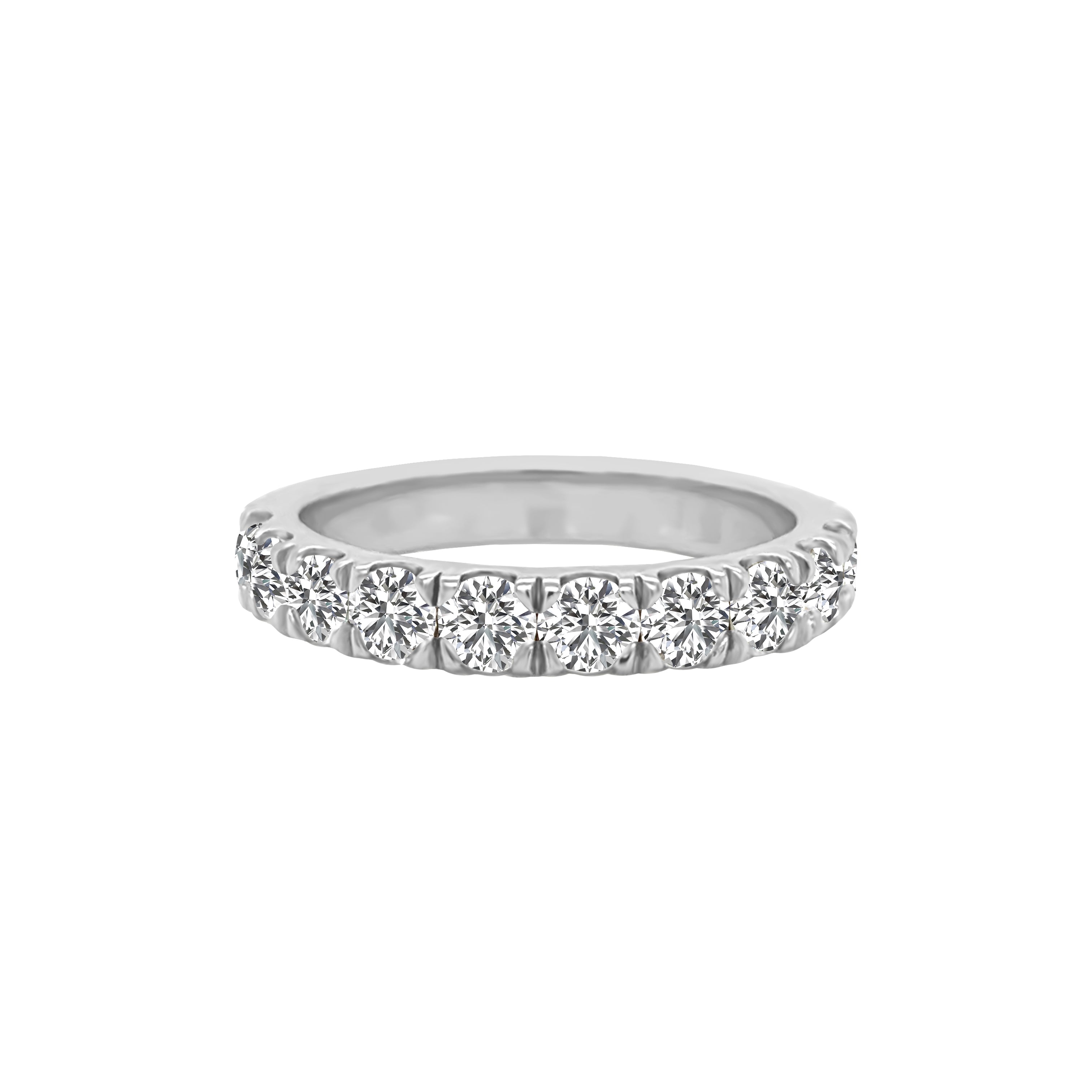 0.75Ct Diamond Wedding Band in 14K Gold