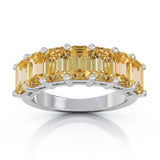 14K Gold 6x4MM Emerald Cut Gemstone Ring
