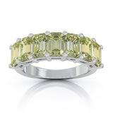 14K Gold 6x4MM Emerald Cut Gemstone Ring