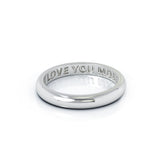 14K Gold Domed Profile 3MM High Polished Wedding Band